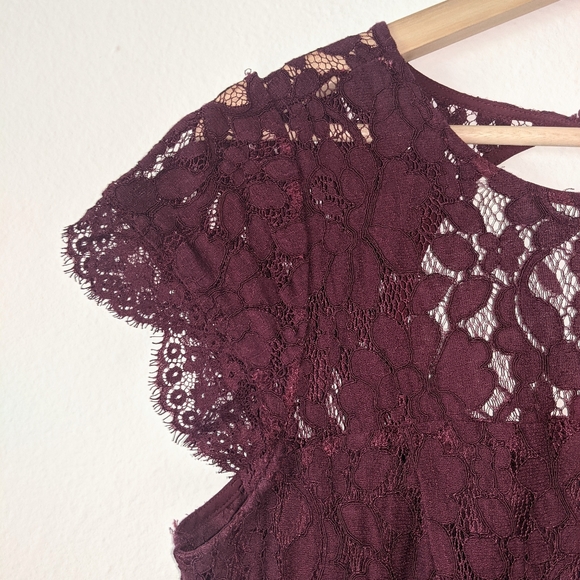 Torrid Lace Open Back Mini Skater Dress 10 - Picture 4 of 13